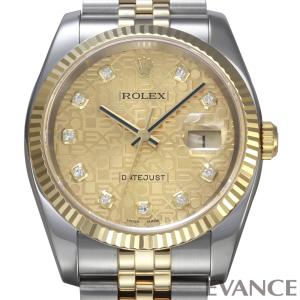 ロレックス デイトジャスト F番 SS/K18YG 116233 ROLEX 腕時計