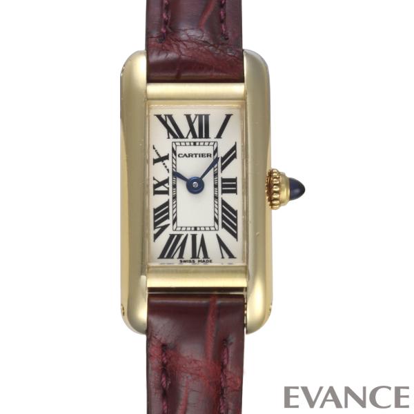 【中古】 カルティエ タンク アロンジェ W1529956 シルバー レディース CARTIER