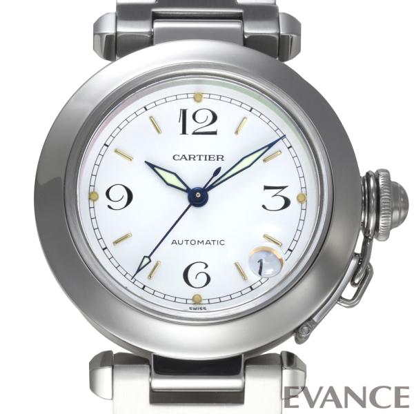 【中古】 カルティエ パシャC W31015M7 ホワイト ボーイズ CARTIER