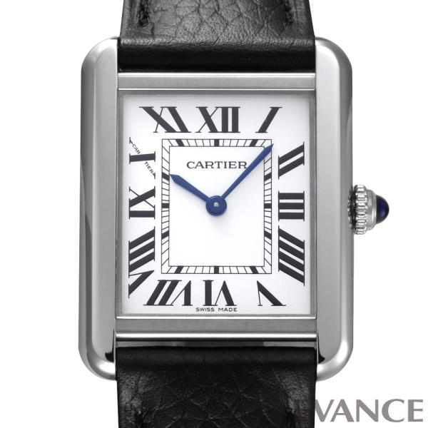 【中古】 カルティエ タンク ソロ SM WSTA0030 シルバー レディース CARTIER