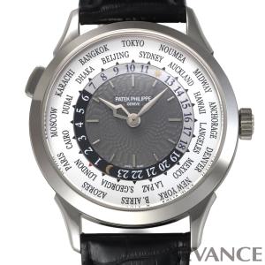 （中古）パテック・フィリップ コンプリケーション ワールドタイム 5230G-014 シルバー／グレー メンズ PATEK PHILIPPE｜evance-web