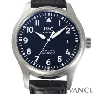 （中古）IWC パイロットウォッチ マークXVIII IW327001 ブラック メンズ｜evance-web