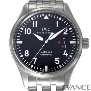 （中古）IWC パイロットウォッチ マークXVII IW326504 ブラック メンズ｜evance-web