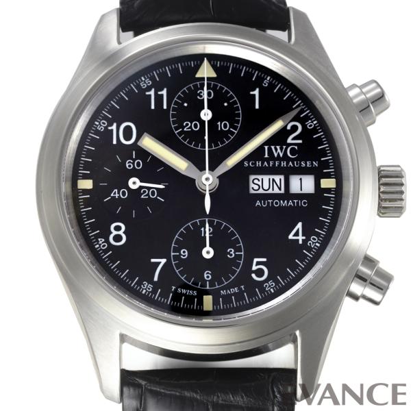 【中古】 IWC パイロットウォッチ メカニカル フリーガー クロノグラフ IW370603(370...