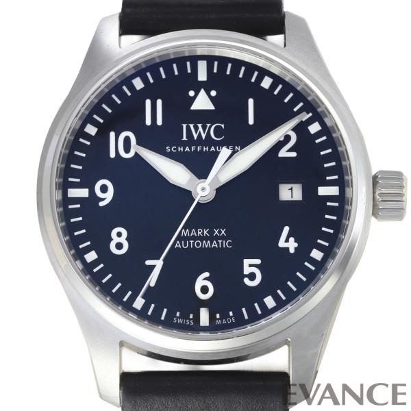 【中古】 IWC パイロットウォッチ マークXX IW328201 ブラック メンズ