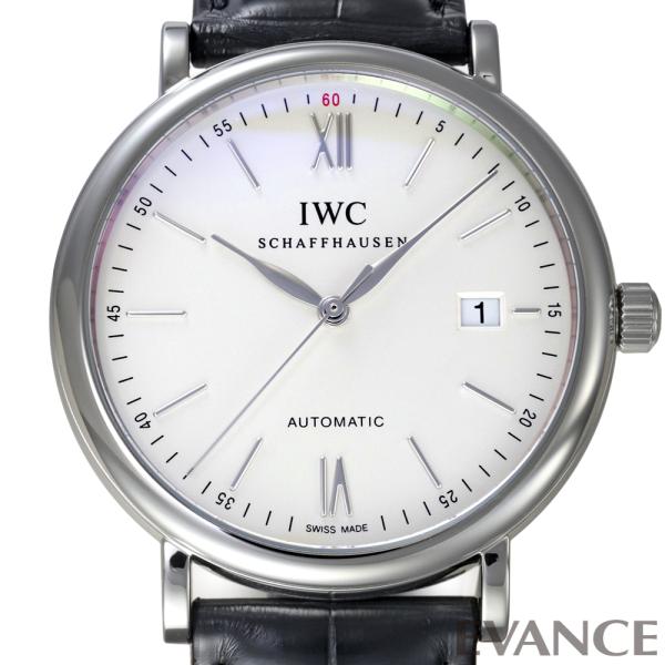 【中古】 IWC ポートフィノ オートマティック IW356501 シルバー メンズ