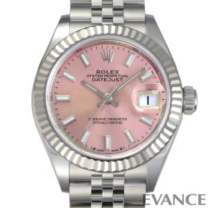 （新品）ロレックス デイトジャスト 28 279174 ピンク レディース ROLEX｜evance-web