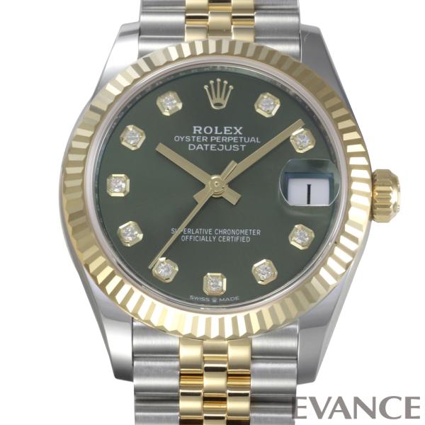 【新品】 ロレックス デイトジャスト 31 278273G オリーブグリーン ボーイズ ROLEX
