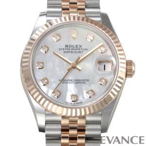 【新品】 ロレックス デイトジャスト 31 278271NG ホワイトマザーオブパール ボーイズ ROLEX