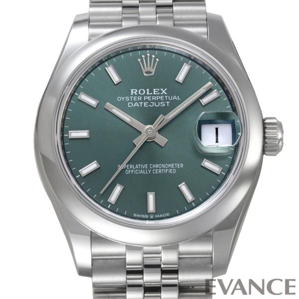 【新品】 ロレックス デイトジャスト 31 278240 ミントグリーン ボーイズ ROLEX