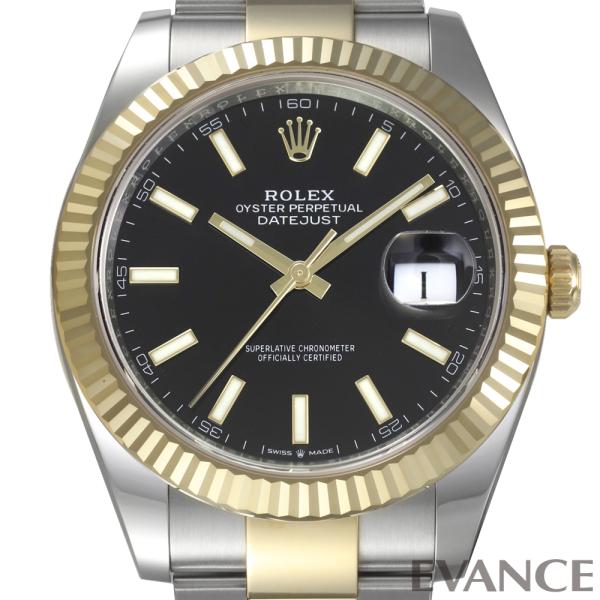 【新品】 ロレックス デイトジャスト 41 126333 ブライトブラック メンズ ROLEX