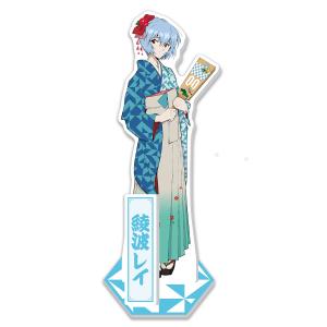 EVA STOREオリジナル アクリルスタンド/綾波レイ（晴れ着と羽子板）