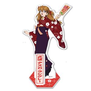 EVA STOREオリジナル アクリルスタンド/式波・アスカ・ラングレー（晴れ着と羽子板）