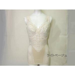 補正インナー シェーパー カフラス ノンワイヤー ボディシェーパー B80L C75M 花柄 メッシ...