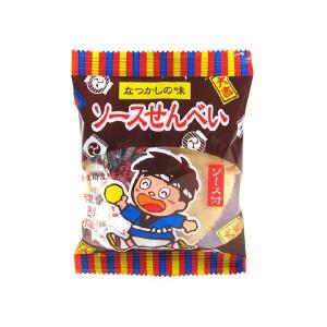 ソースせんべい　10入【ソース煎餅　ソースセンベイ　駄菓子】｜event-goods