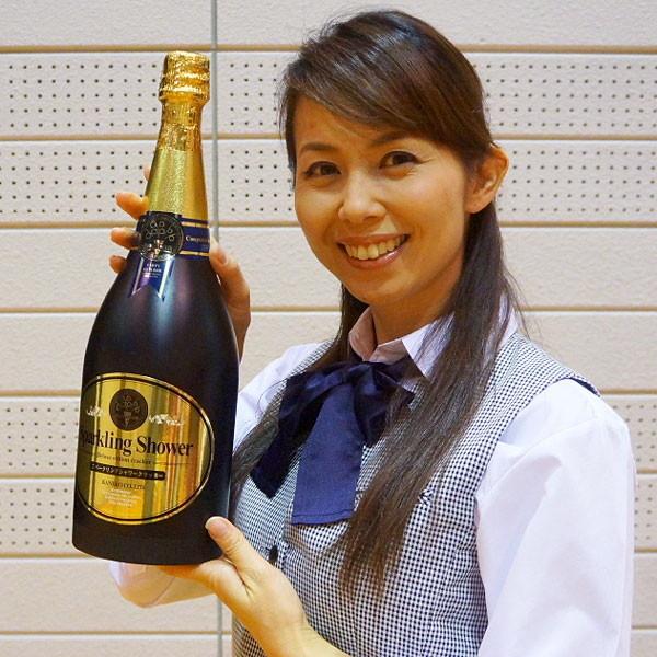シャンパンボトル型クラッカー　弾2発 / クラッカー パーティー イベント 結婚式 2次会 二次会 ...