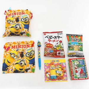 ミニオンズ巾着にお菓子色々とクリスマスおもちゃ詰め合わせセット　28個｜event-ya