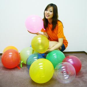 装飾用ビニール風船パール色(10ヶ) 38cm...の詳細画像2