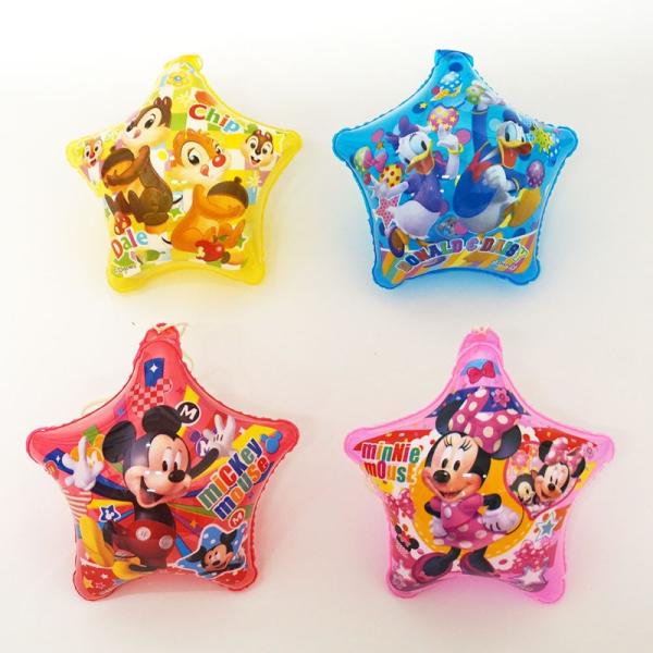 ディズニー光る星形エアーヨーヨー　11個＋予備1個 / 水のおもちゃつり 釣り キャラクター お祭り...