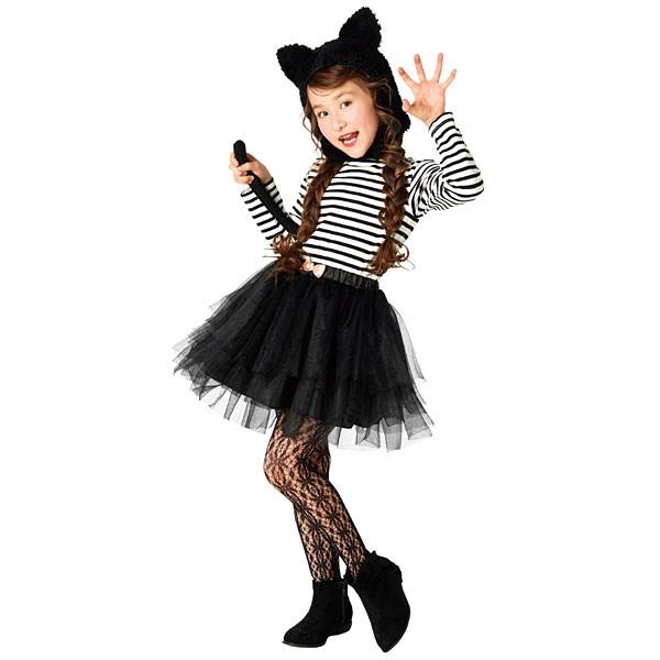 ハロウィンコスチューム　Cup of Smile ノワールキティ 120cm