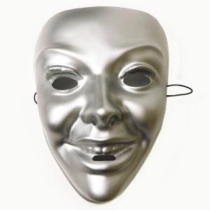 おめん　シルバーマスク　女　 / お面・マスク・かぶりもの・仮面