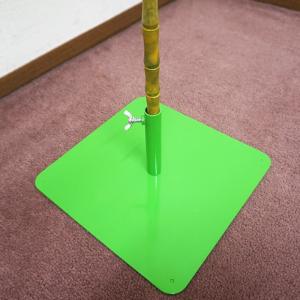 本格七夕笹・リアル節竹　スチール製 笹用スタンド
