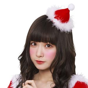 クリスマス雑貨　サンタ帽ヘアピン｜event-ya