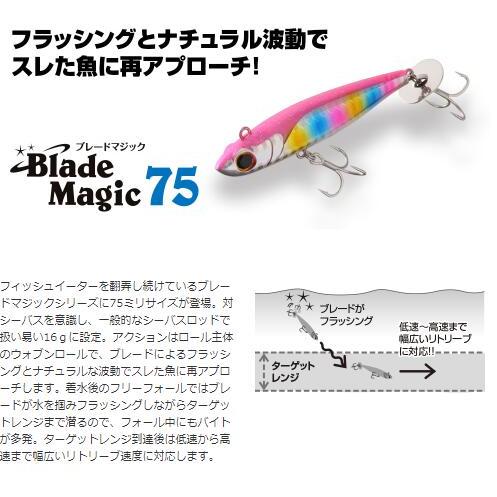ルアー 【選べる3点セット】ブレードマジック 75 blade magic 75mm 16g Aqu...