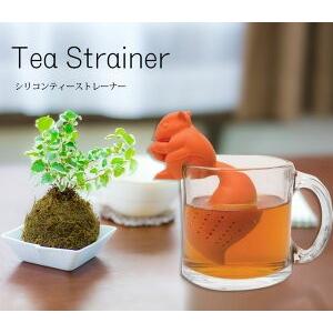 リス型シリコンティーストレーナー Tea Strainer ティーインフューザー
