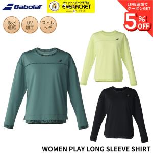 【最短出荷】バボラ BABOLAT ウエア ウェア PLAY LONG SLEEVE SHIRT BWP6570 ロンT バドミントン・テニス 2026FW B-4