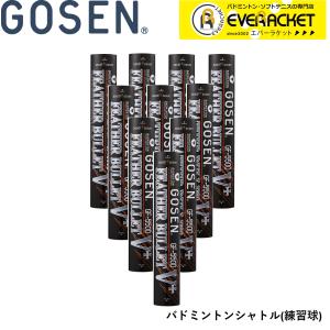 【10ダース】ゴーセン GOSEN シャトル フェザーバレットV＋ GF-5500 バドミントン　練習球