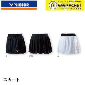 【LINE追加で5%OFFクーポン配布中】ビクター VICTOR ウエア ウェア スカート K-21300 バドミントンユニフォーム｜ever-racket