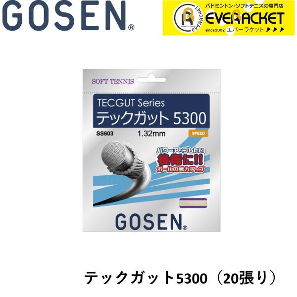 【LINE追加で5%OFFクーポン配布中】ゴーセン GOSEN ソフトテニスストリング ガット TE...