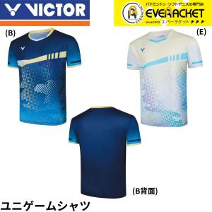 【LINE追加で5%OFFクーポン配布中】ビクター VICTOR ウエア　ウェア ゲームシャツ T-50011 バドミントン｜ever-racket
