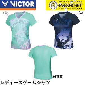 【LINE追加で5%OFFクーポン配布中】ビクター VICTOR ウエア　ウェア ゲームシャツ T-51010 バドミントン｜ever-racket