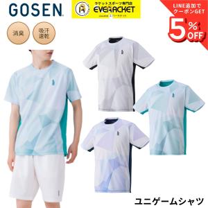 【最短出荷】ゴーセン GOSEN ウエア ウェア ユニゲームシャツ T2642 バドミントン・テニス・ソフトテニス 2026FW C-6