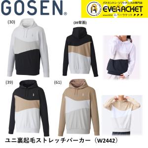 GOSEN（ゴーセン） テニスウェア レディース L裏起毛ストレッチジップ