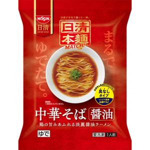 日清　日清本麺ＭＡＴＣＨ 中華そば 醤油 1人前（198ｇ）×14個（冷凍食品）｜ever-shop