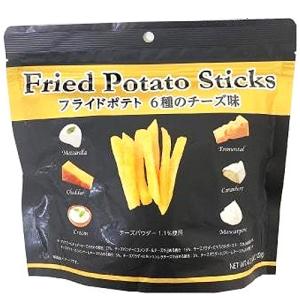 タカミ製菓 フライドポテト 6種のチーズ味 120g×10個 / ジッパー付き / 濃厚な味わい