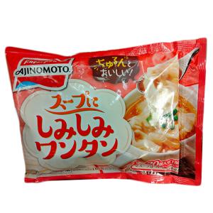 味の素　スープに しみしみワンタン 180ｇ（20個入）×12個（冷凍食品）　ちゅるんとおいしい｜ever-shop