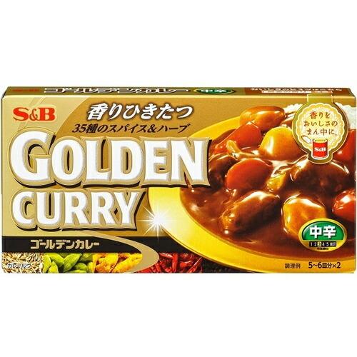 エスビー食品 S＆B ゴールデンカレー中辛１９８Ｇ×30個