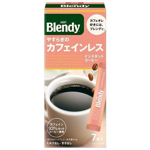 AGF「ブレンディ」パーソナルインスタントコーヒー　やすらぎのカフェインレス（２g×7本）×12個×...