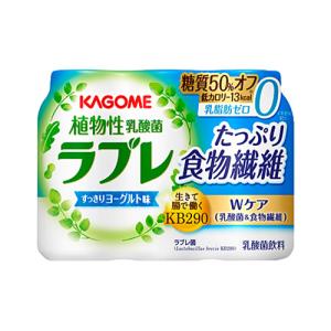 カゴメ 植物性乳酸菌ラブレ たっぷり食物繊維 (80ml×3本)×12個 (冷蔵)｜ever-shop