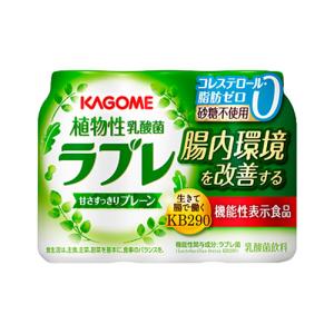 カゴメ 植物性乳酸菌ラブレ プレーン(80ml×3本)×12個 (冷蔵)｜ever-shop