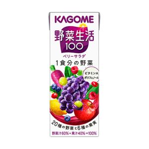 カゴメ 野菜生活１００ ベリーサラダ 200ml×24個｜ever-shop