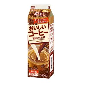 メイトー協同乳業 おいしいコーヒー 1000ml×6個 (冷蔵)｜ever-shop