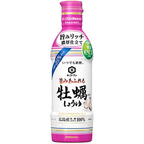 キッコーマン　いつでも新鮮　旨みあふれる牡蠣しょうゆ　450ｍl×12本×2セット (爆買)