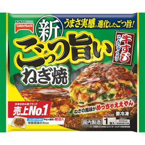 テーブルマーク　ごっつ旨いねぎ焼 1食入（225ｇ）×12個 （冷凍食品）｜ever-shop