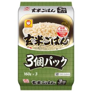 東洋水産 マルちゃん 玄米ごはん 160g×3個パック ×8個 (爆買)