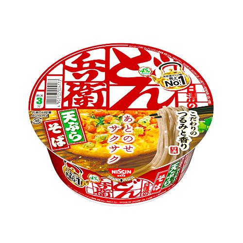 日清食品 日清のどん兵衛 天ぷらそば 100g ×12個 /サクサクの天ぷら /昆布とかつおのだし ...